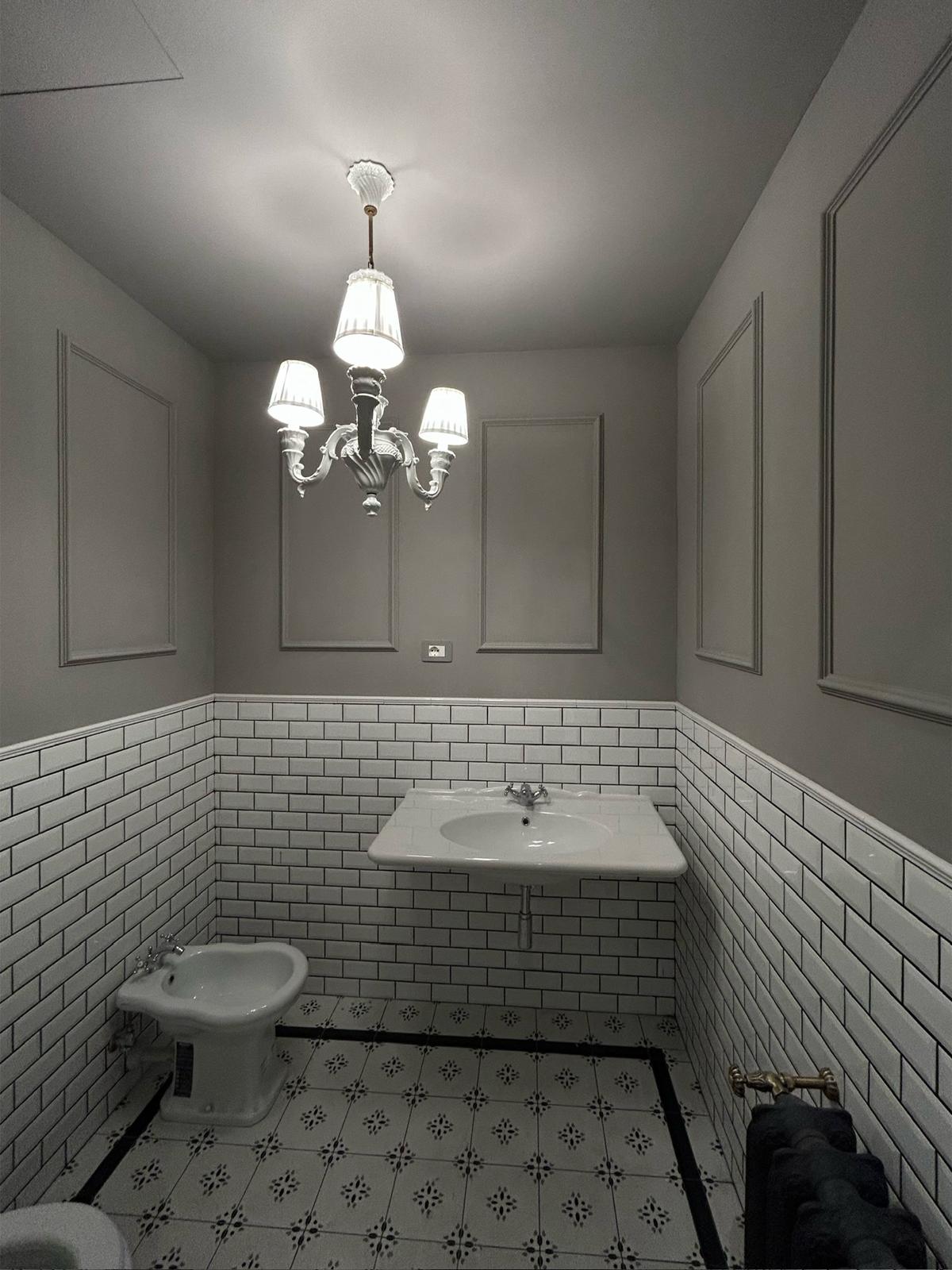 Bagno classico completato