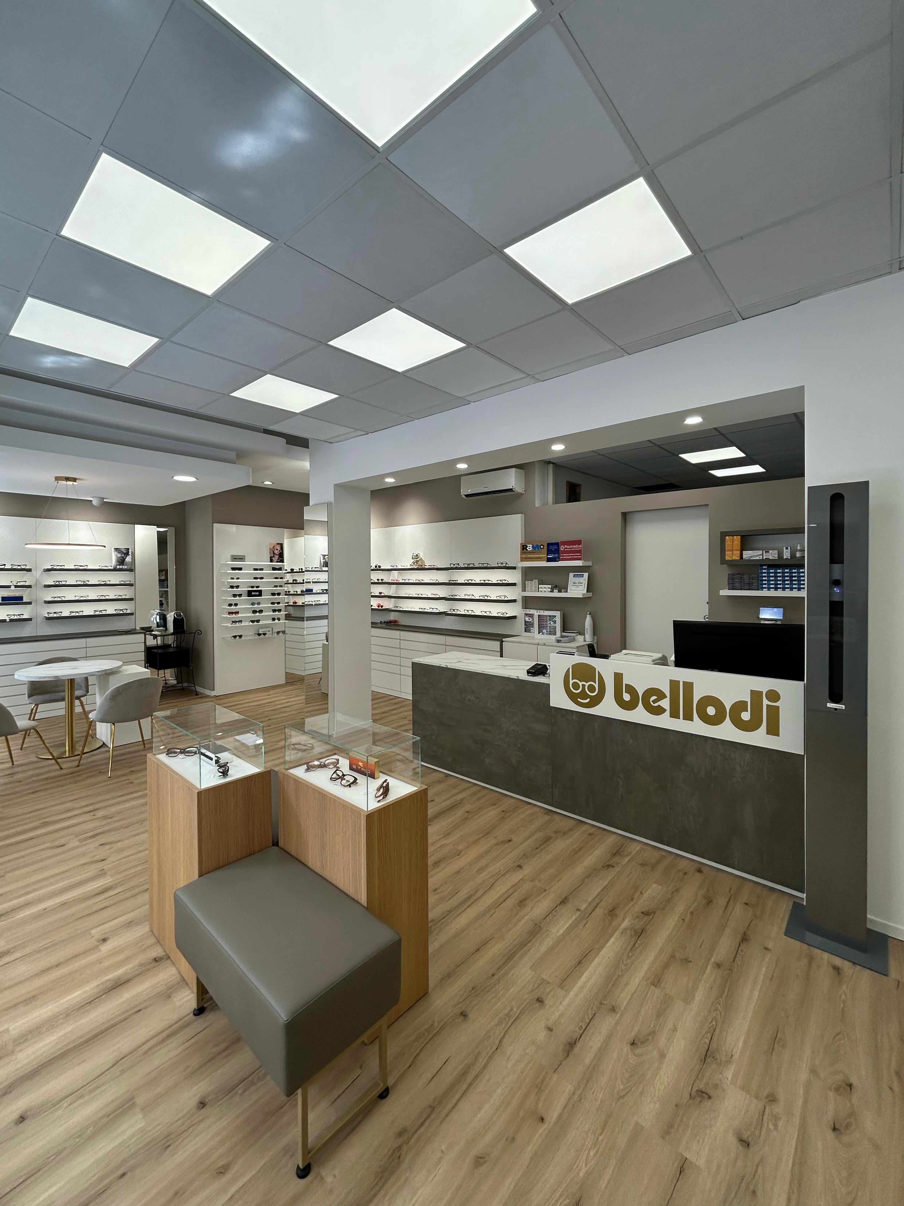 Ottica Bellodi dopo la ristrutturazione